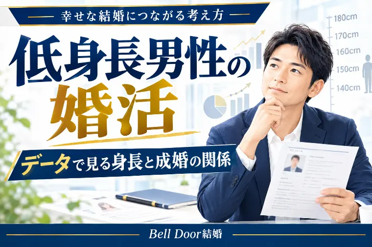 【低身長男性の婚活】データで見る身長と成婚の関係
