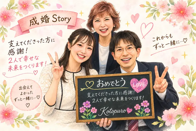 【成婚Story】💛出会って2か月でスピード成婚💛