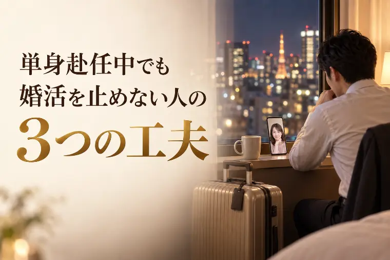 単身赴任中でも婚活を止めない人の3つの工夫