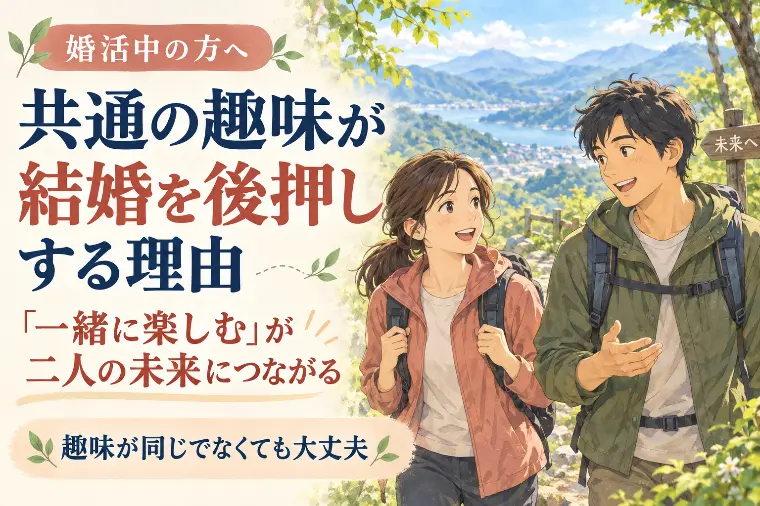 婚活中の方へ｜共通の趣味が結婚を後押しする理由