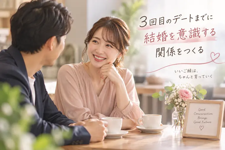 【3回目のデートまでに「結婚を意識する人」になるには？】