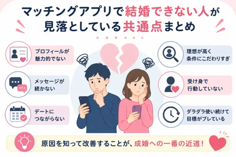 人生を変える結婚相談所 つむぐ「マッチングアプリで結婚できない人が見落としている共通点」- 2