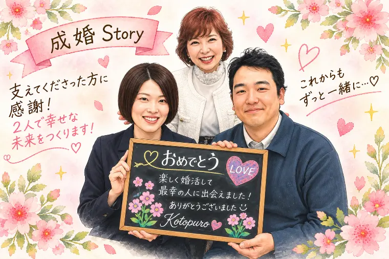 成婚Story💛「お断り」した彼が運命の人！成婚へ