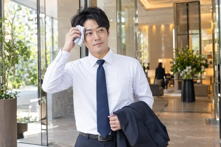 お見合いで汗が止まらない男性へ