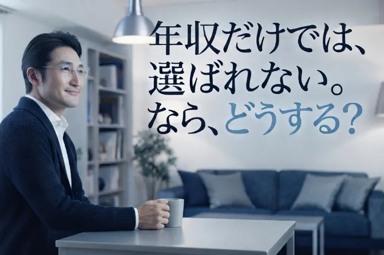 年収だけでは、選ばれない。なら、どうする？