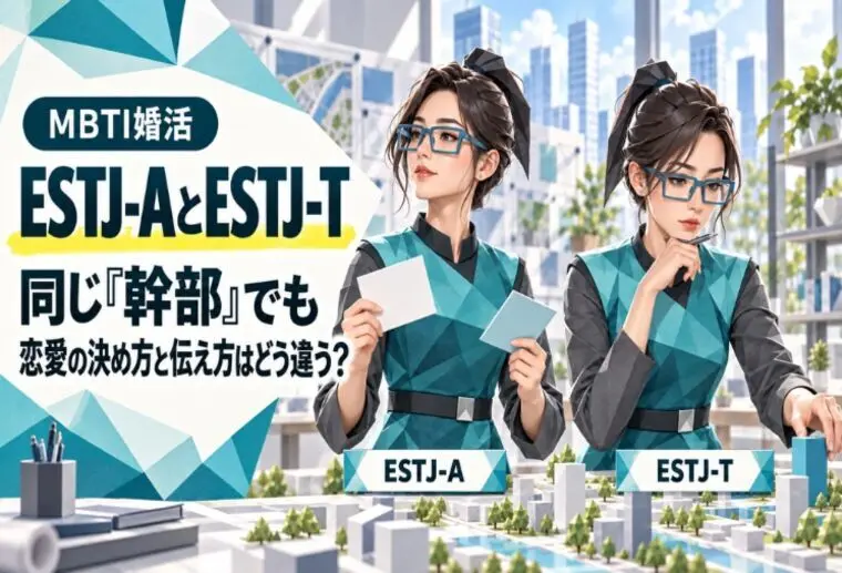 ESTJ(幹部)の-Aと-Tの違い！婚活はどう変わる？