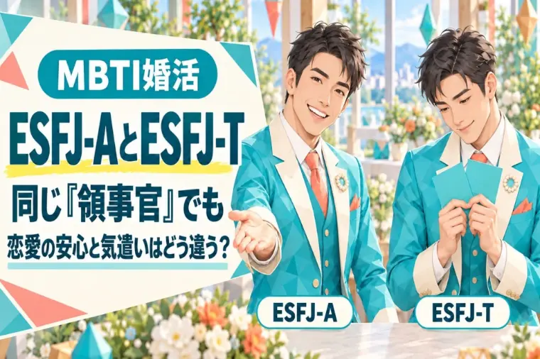 ESFJ(領事官)の-Aと-Tの違い！婚活はどう変わる？