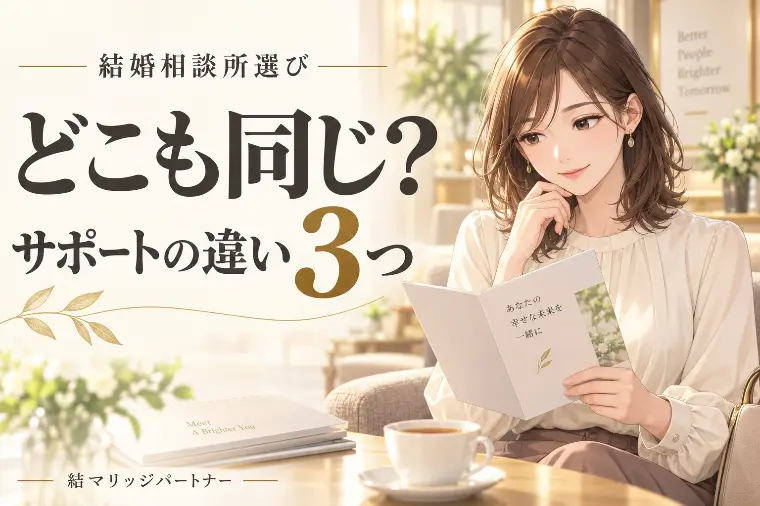 結婚相談所、どこも同じ？入会前に確認したいサポート3つ