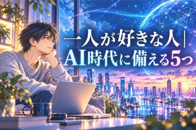 一人が好きな人｜AI時代に備える5つ