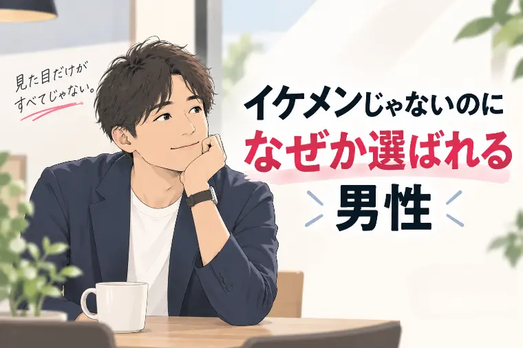 イケメンじゃないのになぜか選ばれる男性