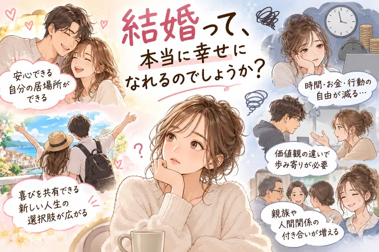 【リアルな声】結婚してよかったこと・悪かったことの真相