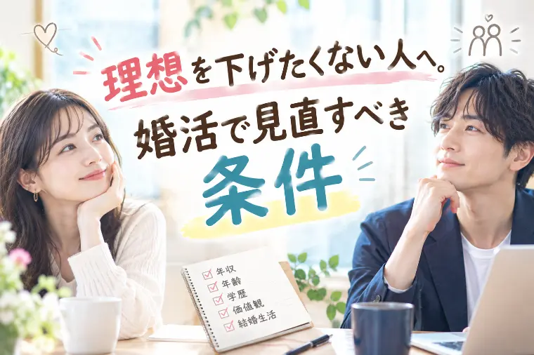 ILC Marriage「理想を下げたくない人へ。婚活で見直すべき条件」-1