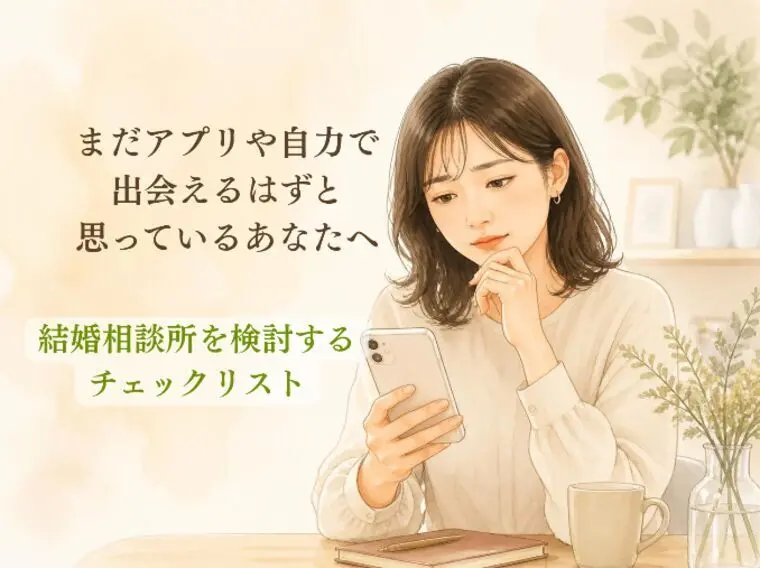 ひとりで悩むの疲れた？結婚相談所を検討すべきサイン