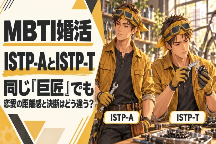 ISTP(巨匠)の-Aと-Tの違い！婚活はどう変わる？