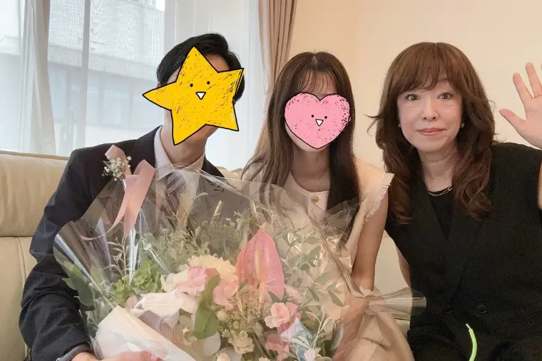 片時も離れられない…そんなラブラブな二人の成婚お祝い会♪