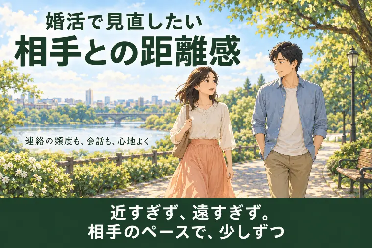 婚活で見直したい相手との距離感