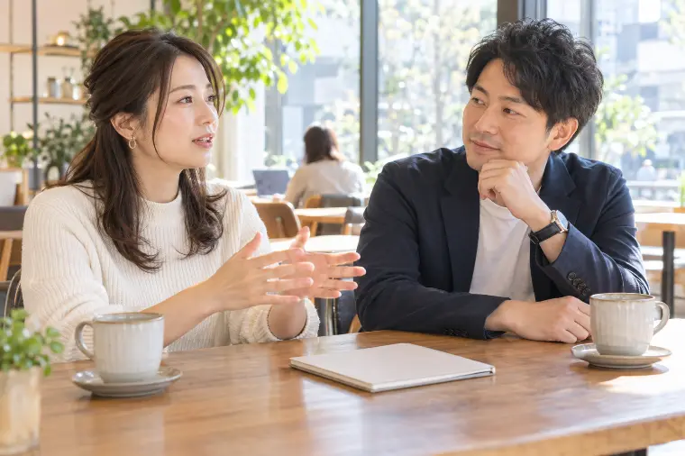 女性の転職希望を聞いた男性へ