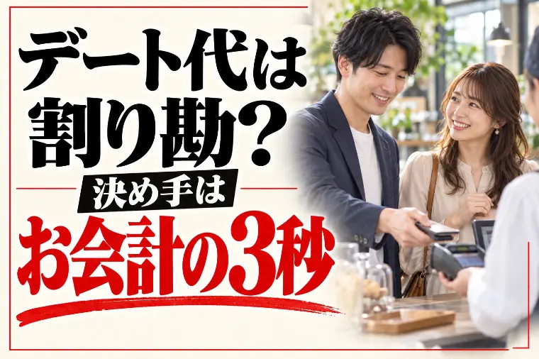 デート代は割り勘？婚活は「お会計の3秒」で決まる