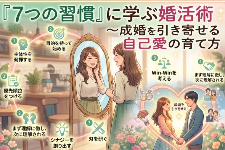 『7つの習慣』に学ぶ婚活～成婚を引き寄せる自己愛の育て方