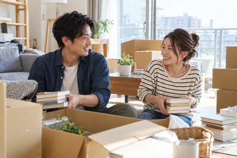 荷物が多い男性の結婚準備
