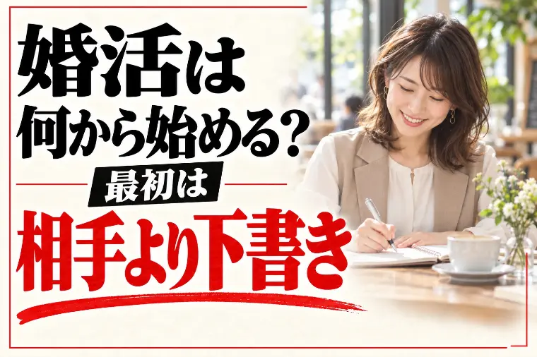 婚活の始め方｜何から始める？最初は相手より「下書き」