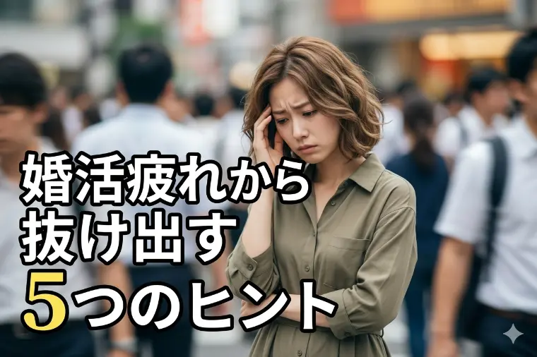 婚活疲れから抜け出す5つのヒント