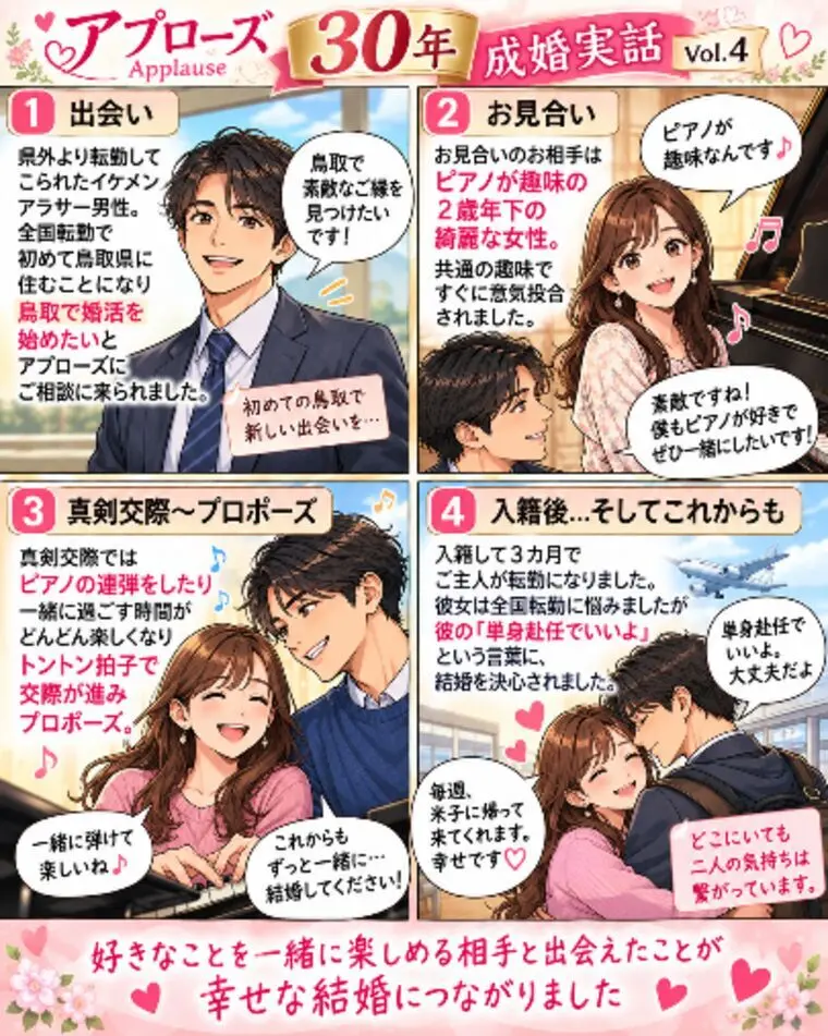 アプローズ30年・成婚実話№4