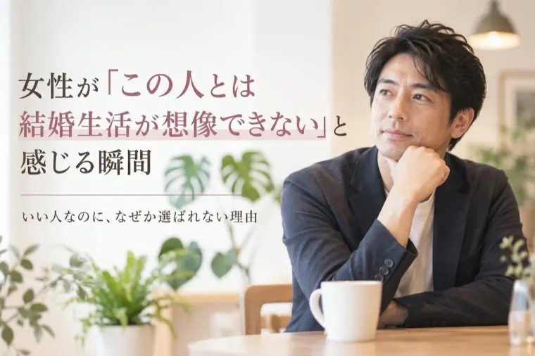 女性が「この人とは結婚生活が想像できない」と感じる瞬間