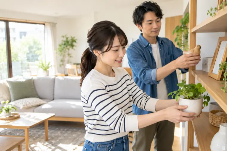掃除前に相手の飾り物を動かす？