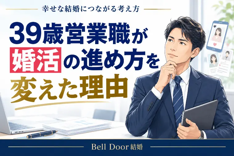 39歳営業職が婚活の進め方を変えた理由