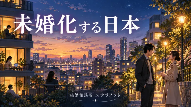 未婚化する日本