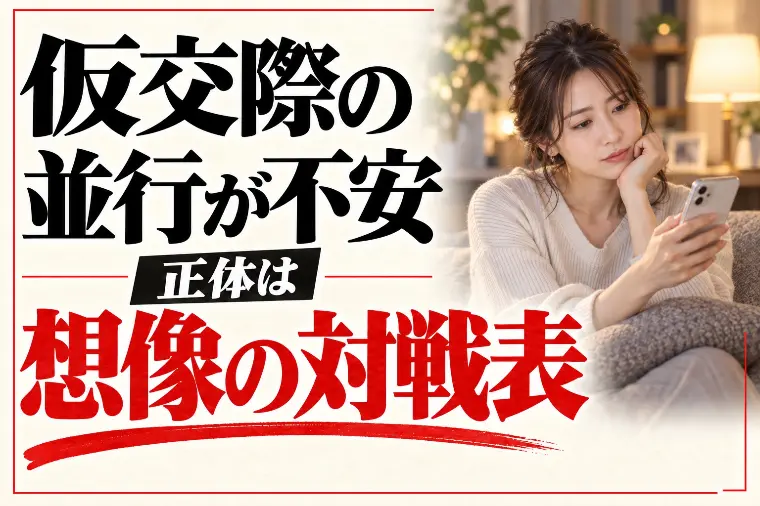 仮交際で相手の並行が不安・嫉妬する｜敵は想像の対戦表