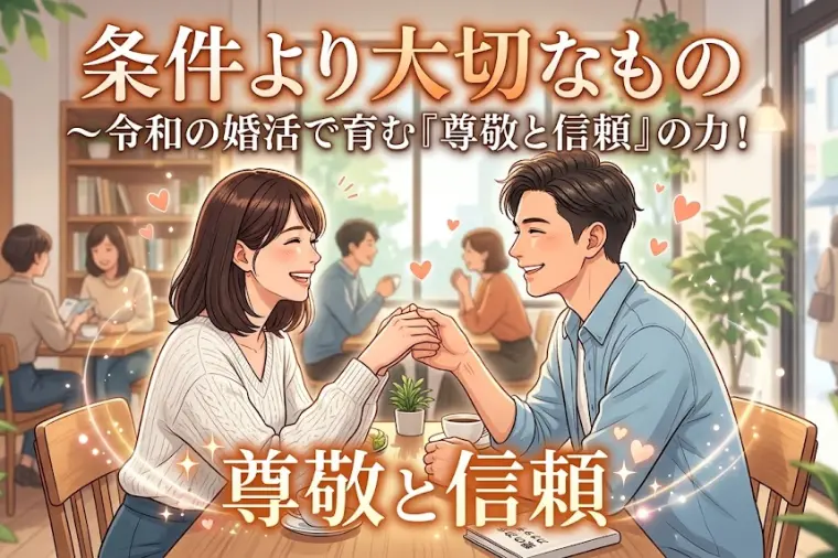 条件より大切なもの～令和の婚活で育む『尊敬と信頼』の力！