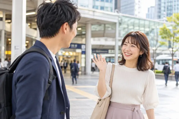 待ち合わせで印象を落とさない