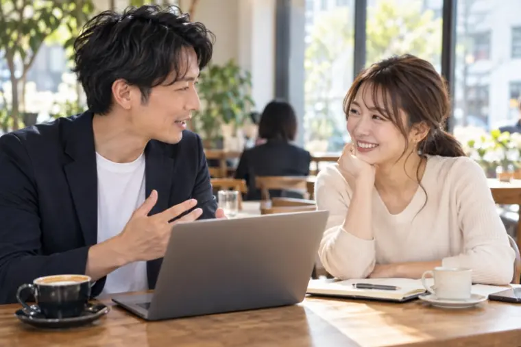 仕事の話が長くなる男性へ