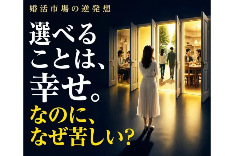 婚活は選べる幸せ､なのになぜ苦しい？