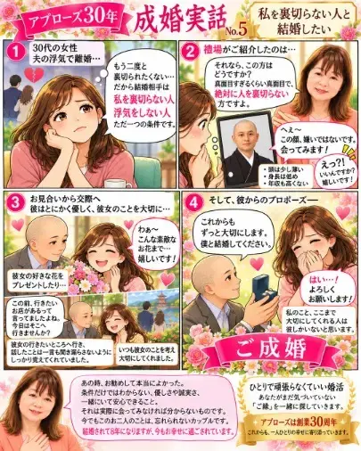 Applause（アプローズ）「アプローズ３０年・成婚実話№5」- 2