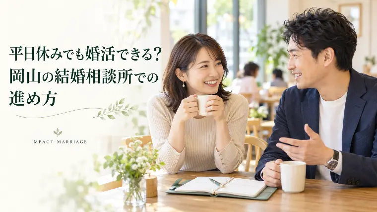 平日休みでも婚活できる？岡山の結婚相談所での進め方