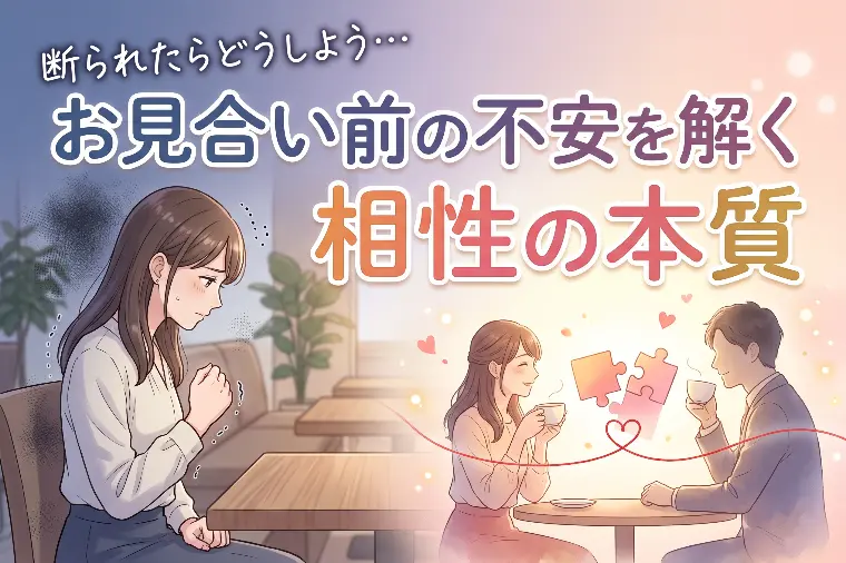 断られたらどうしよう…お見合い前の不安を解く相性の本質