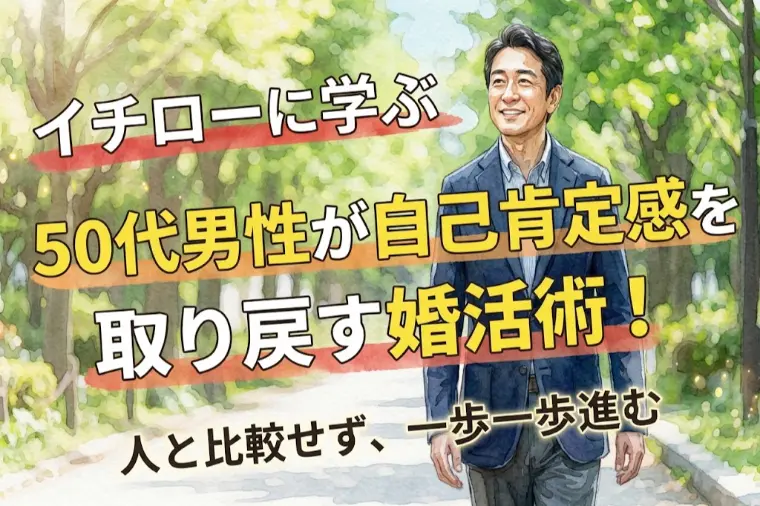 イチローに学ぶ～50代男性が自己肯定感を取り戻す婚活術！