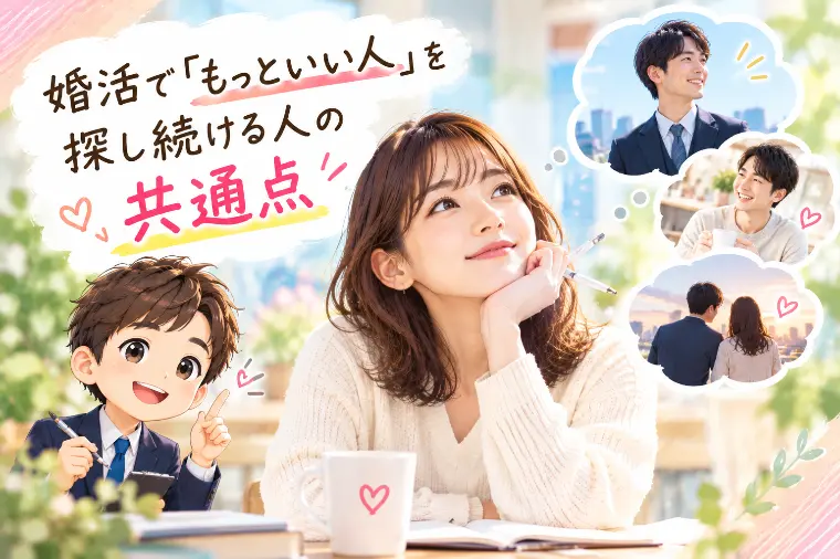 婚活で「もっといい人」を探し続ける人の共通点
