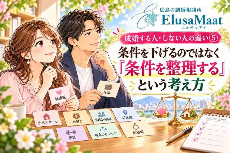 成婚する人・しない人の違い⑤