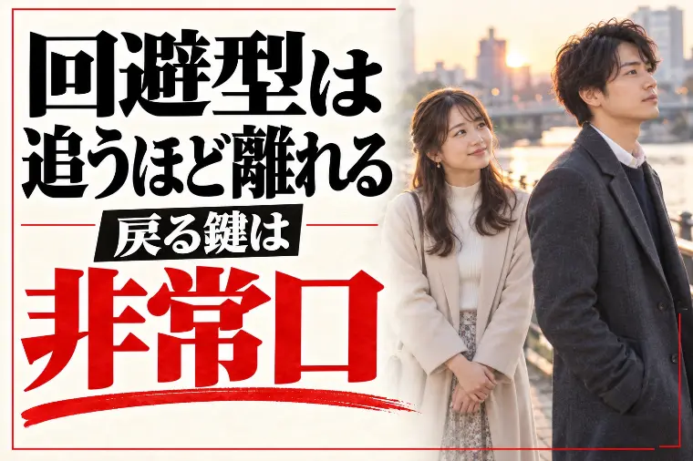 回避型の恋愛・婚活｜引き留めるなら非常口を開けて