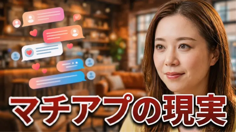 結婚相談所ルナリア「マチアプ婚活の現実」-1