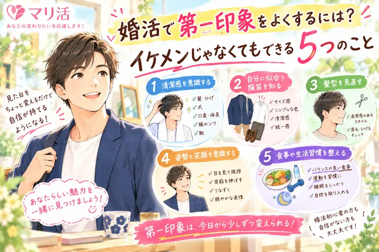 イケメンじゃなくてもできる5つのこと