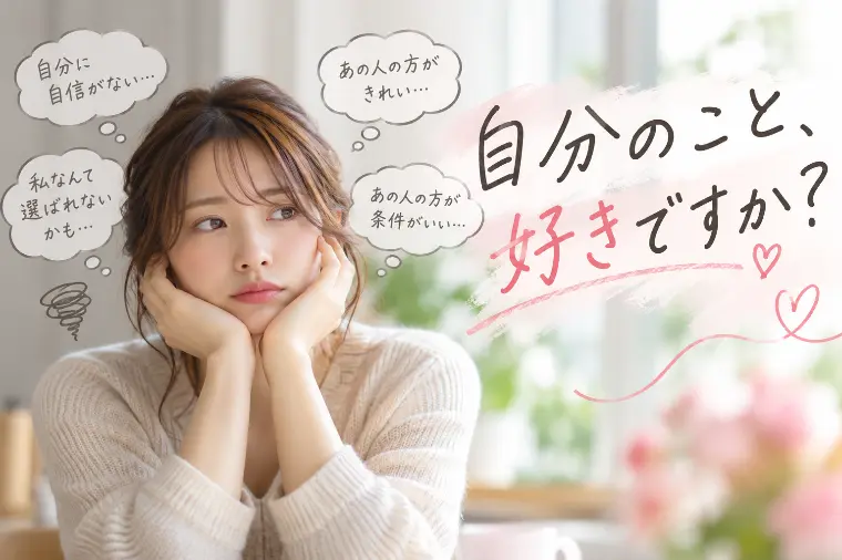 自分のことが好きではないと思う人の婚活