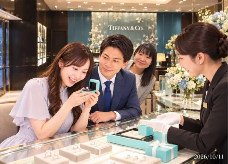 ティファニーで婚約指輪を