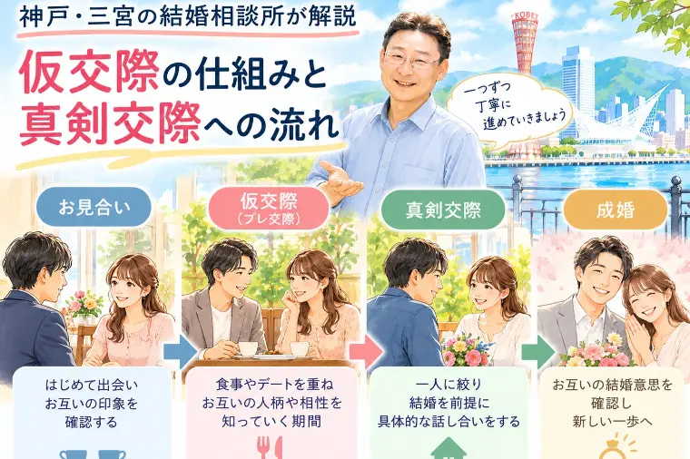 結婚相談所の仮交際とは？