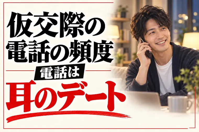 仮交際の電話の頻度と話題｜電話は「耳のデート」