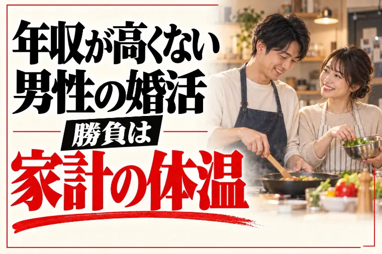 年収が高くない男性の婚活｜勝負は「家計の体温」